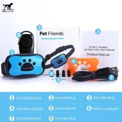 PetFriends Anti Blafband Zonder Schok - Gratis Hondenfluit - USB Oplaadbaar - Anti Blaf Apparaat - Opvoedingshalsband - Voor Grote En Kleine Honden 18 PetFriends Anti Blafband Zonder Schok - Gratis Hondenfluit - USB Oplaadbaar - Anti Blaf Apparaat - Opvoedingshalsband - Voor Grote En Kleine Honden -Hondenbenodigdheden 1200x1200 942