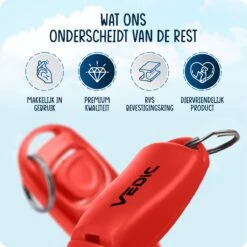 VEDIC® - Luxe Clicker Met Fluit - Clickertraining - Rood - Bevestigingsring - Fluit - Hondentraining 11 VEDIC® - Luxe Clicker Met Fluit - Clickertraining - Rood - Bevestigingsring - Fluit - Hondentraining -Hondenbenodigdheden 1200x1200 992