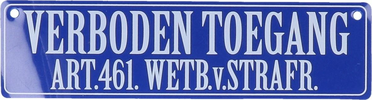 Merkloos Tuinset Tuin Kamer Ingang Auto Boot Bordje “Verboden Toegang” - Flexibel Pvc - 26 X 7 Cm 4 Merkloos Tuinset Tuin Kamer Ingang Auto Boot Bordje “Verboden Toegang” - Flexibel Pvc - 26 X 7 Cm - Afbeelding 2