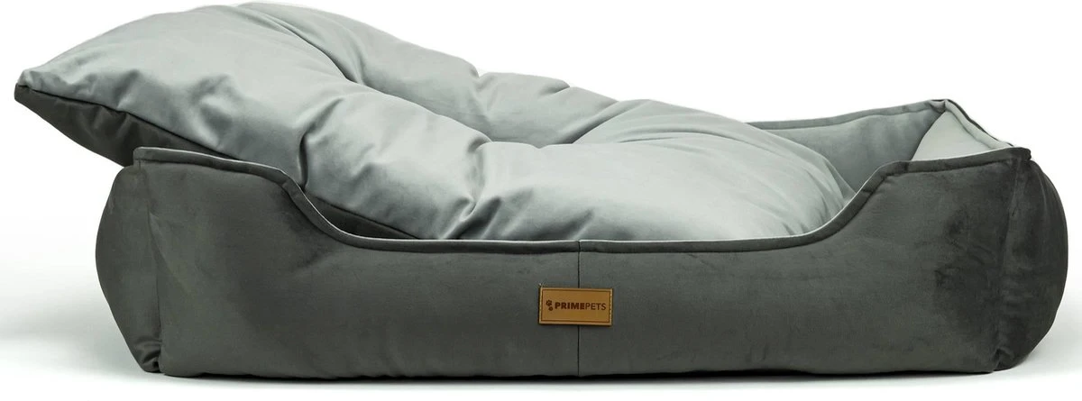 Primeplus Grote Hondenmand XL - Grijs - 100x80x20 CM - Orthopedische Hondenmanden - Hondenkussen 4 Primeplus Grote Hondenmand XL - Grijs - 100x80x20 CM - Orthopedische Hondenmanden - Hondenkussen - Afbeelding 2