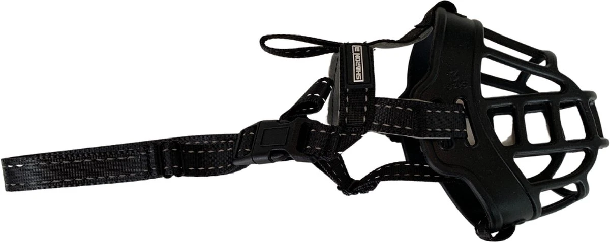 Sharon B Muilkorf Hond - Zwart - XL - Comfortabel - Snuitomtrek 34 Tot 37 Cm - Voor Grote Honden 6 Sharon B Muilkorf Hond - Zwart - XL - Comfortabel - Snuitomtrek 34 Tot 37 Cm - Voor Grote Honden - Afbeelding 4