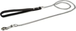 Beeztees - Hondenriem - Kettinglijn - Zwart - 2x112 Cm
