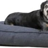 Snoozle Orthopedische Hondenmand - Zacht En Luxe Hondenkussen - Hondenbed - Wasbaar - Hondenmanden - 100 X 70 Cm - Stormy Grey -Hondenbenodigdheden 1200x514
