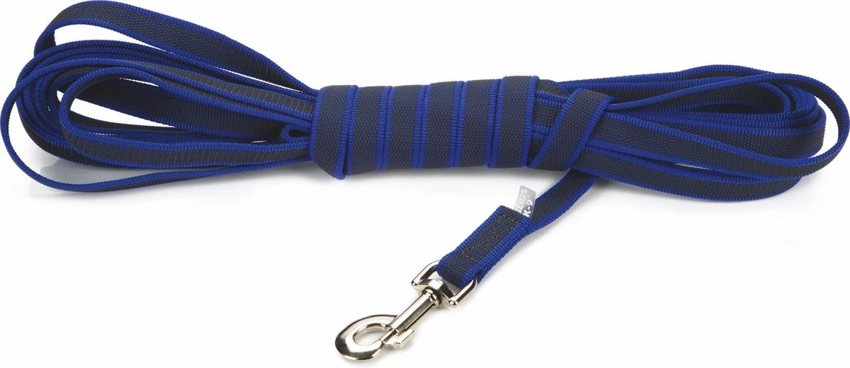 Julius K9 Antislip Lijn Blauw, Diam. 20mm / 10 Meter Met Handvat 3 Julius K9 Antislip Lijn Blauw, Diam. 20mm / 10 Meter Met Handvat