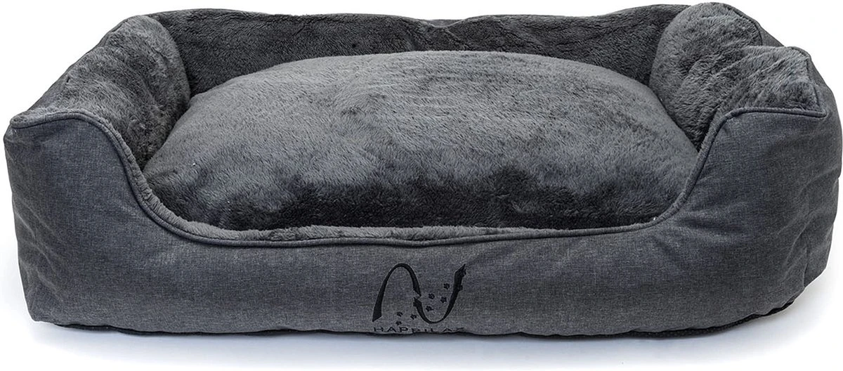 Happilax Wasbaar Hondenbed Met Omkeerbaar Kussen, Hondenmand Voor Kleine Honden, S - Grijs, Puppies Of Katten 3 Happilax Wasbaar Hondenbed Met Omkeerbaar Kussen, Hondenmand Voor Kleine Honden, S - Grijs, Puppies Of Katten