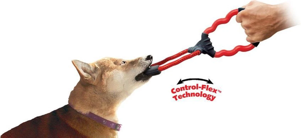 Kong Tug Toy - Hondenspeelgoed - Rood - 33 Cm 5 Kong Tug Toy - Hondenspeelgoed - Rood - 33 Cm - Afbeelding 3