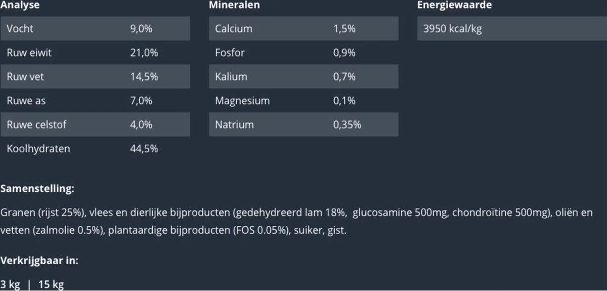Prins Procare Hypoallergic Senior - Lam & Rijst - Hondenvoer - 15 Kg 11 Prins Procare Hypoallergic Senior - Lam & Rijst - Hondenvoer - 15 Kg - Afbeelding 9