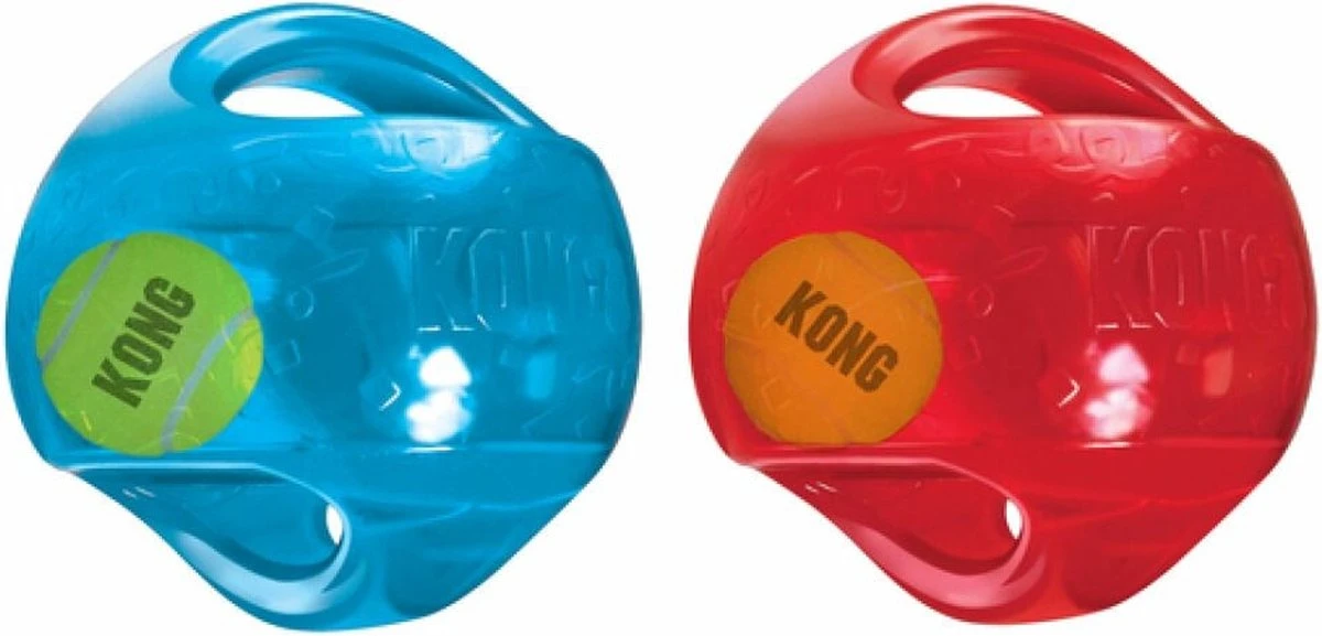 Kong Jumbler Ball - Assorti Hondenspeelgoed - L/XL - Ø18 Cm 3 Kong Jumbler Ball - Assorti Hondenspeelgoed - L/XL - Ø18 Cm