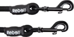 Rebel Petz - Dubbele Verstelbare Hondenriem Voor Twee Honden - Met Draaibare Sluiting En Zacht Handvat - Small En Large - Small (140 Cm Lang, Ø 8 Mm) -Hondenbenodigdheden 1200x603