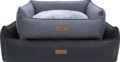 Benzano - Hondenmand - All Season - Wasmachine Wasbaar - Omkeerbaar Kussen - Pluche - Schuimvulling - Grijs - 80 CM -Hondenbenodigdheden 1200x620 5