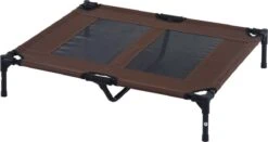 Hondenbed - Hondenstretcher - Honden Ligbed - L - Draagbaar - 92Lx76Bx18H Cm - Bruin -Hondenbenodigdheden 1200x635 2
