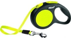 Flexi New Classic - Hondenriem Incl. Neon Band - Geel - S - 5 M - (<12 Kg) -Hondenbenodigdheden 1200x651