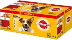 Pedigree Nat Hondenvoedsel 40 Zakjes Van 100gr = 4 Kg Nat Hondenvoer -Hondenbenodigdheden 1200x668