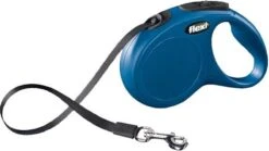 Flexi New Classic Tape - Hondenriem - Blauw - M - 5 M - (<25 Kg) -Hondenbenodigdheden 1200x676 2