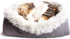 Reayou Kattenmand - Kattenkussen - Kattenbed Hondenkussen - Hondenmand - Grijs- 51 X 61 Cm -Hondenbenodigdheden 1200x682 2