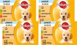 Pedigree Pouch Junior Multipack - Hondenvoer - 4 X 12x100 G -Hondenbenodigdheden 1200x701 3