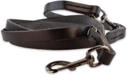 Multifunctionele Hondenriem - 220cm - Volledig Zwart - Leren Hondenriem - 100% Volnerfleer - Hondenriem Leer -Hondenbenodigdheden 1200x707