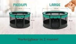 Meisterpets Opvouwbare Puppyren Rond - Extra Stevig - (Ø X H) 75 X 43 Cm - Incl. Gratis Drinkbak! 13 Meisterpets Opvouwbare Puppyren Rond - Extra Stevig - (Ø X H) 75 X 43 Cm - Incl. Gratis Drinkbak! -Hondenbenodigdheden 1200x708 2