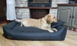 Merkloos Hondenmand Antraciet 120x90 Cm - Wasbaar Hondenkussen - Waterdicht Hondenbed -Hondenbenodigdheden 1200x716