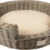 Duvo Hondenmand Provence Rieten Instapmand & Kussen 62x62x18cm -Hondenbenodigdheden 1200x727 4