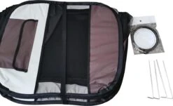 Dailyibed Opvouwbare Puppyren - Bruin - 115x115x58 Cm - Incl. Draagtas - Incl. Voederbak 17 Dailyibed Opvouwbare Puppyren - Bruin - 115x115x58 Cm - Incl. Draagtas - Incl. Voederbak -Hondenbenodigdheden 1200x736