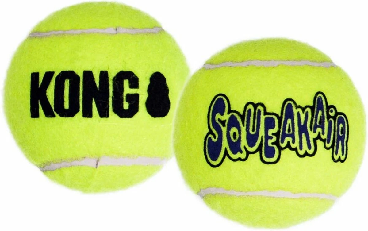 Kong Air Squacker Tennisbal - Hondenspeelgoed - Geel - M - Ø7,1 Cm 3 Kong Air Squacker Tennisbal - Hondenspeelgoed - Geel - M - Ø7,1 Cm