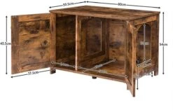 Houten Kattenhuis - Kattenkast Voor Binnen & Buiten - Kattenhok - Kattenhuisje Hout Met Deur En Gat - Hondenhok Voor Kleine Honden - 80 X 50 X 55 Cm -Hondenbenodigdheden 1200x763 9