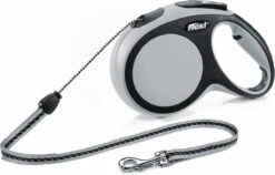 Flexi New Comfort - Hondenriem - Koord - Grijs - M - 8M -Hondenbenodigdheden 1200x767