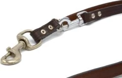Verstelbare Trainingslijn Leer - 2 Meter - Bruin - Politielijn - Hondenriem - Hoge Kwaliteit Leer - Trainingslijn - Ambachtelijk Gemaakt In Portugal -Hondenbenodigdheden 1200x768