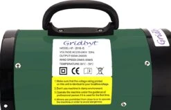 Gridbyt Professionele Hondenföhn – Waterblazer Voor Honden – Voor Een Mooie Vacht – Groen -Hondenbenodigdheden 1200x773 1