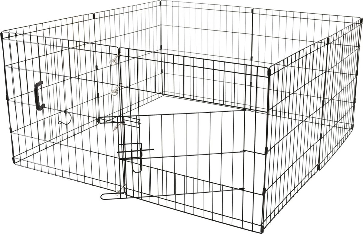 Adori Puppy Ren Zwart - Hondenbench - 61x76 Cm 4 Adori Puppy Ren Zwart - Hondenbench - 61x76 Cm - Afbeelding 2