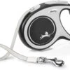 Flexi Rollijn New Comfort Tape M 5 M - Hondenriem - Zwart&Lichtgrijs -Hondenbenodigdheden 1200x782