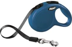 Flexi New Classic Tape - Hondenriem - Blauw - M - 5 M - (<25 Kg) -Hondenbenodigdheden 1200x785 2