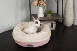 Scruffs Ellen Donut - Warme Hondenmand Van Imitatiebont - Kleur Grijs, Roze Of Bruin - Maat M Of L - Kleur: Grijs, Maat: Medium -Hondenbenodigdheden 1200x799 30