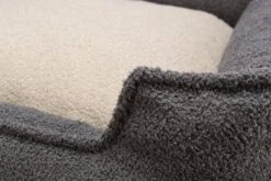 Trixie Be Eco Hondenmand Coline Hoekig Donkergrijs / Beige - 100X80 CM -Hondenbenodigdheden 1200x800 60