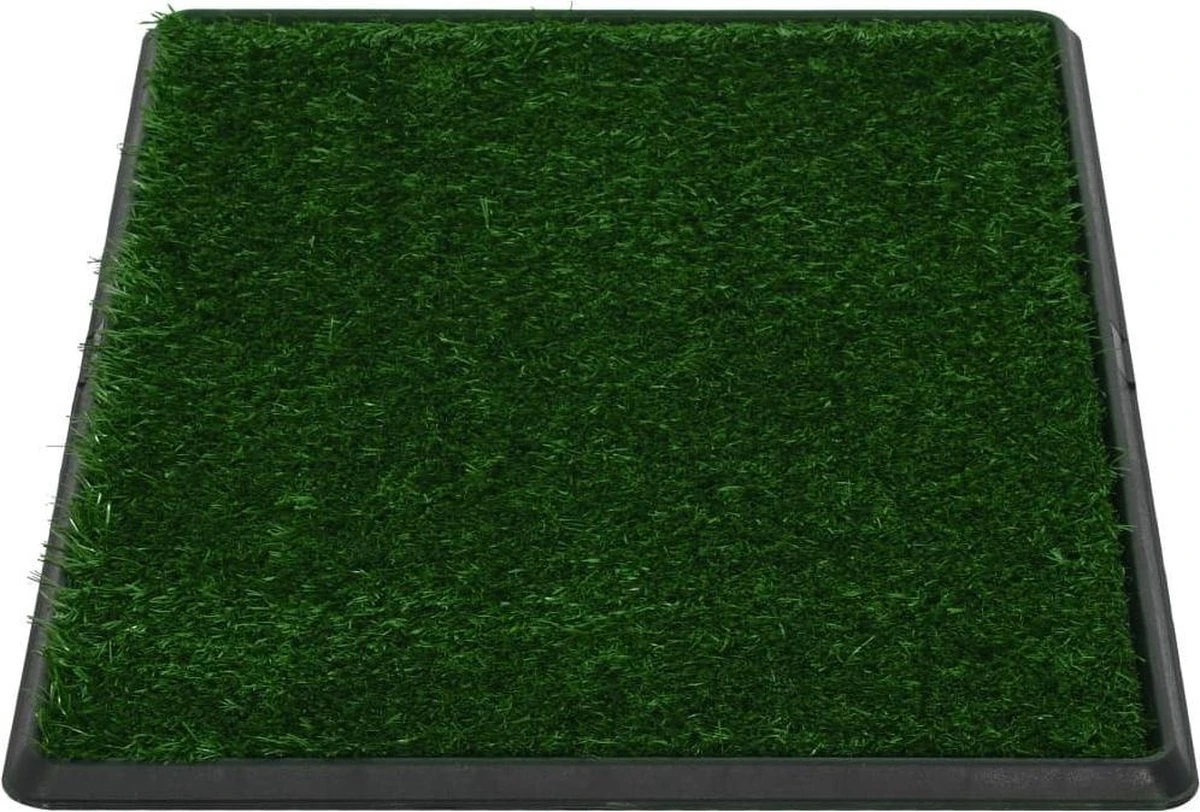 VidaXL Huisdierentoilet Met Bak En Kunstgras 76x51x3 Cm Groen 7 VidaXL Huisdierentoilet Met Bak En Kunstgras 76x51x3 Cm Groen - Afbeelding 5