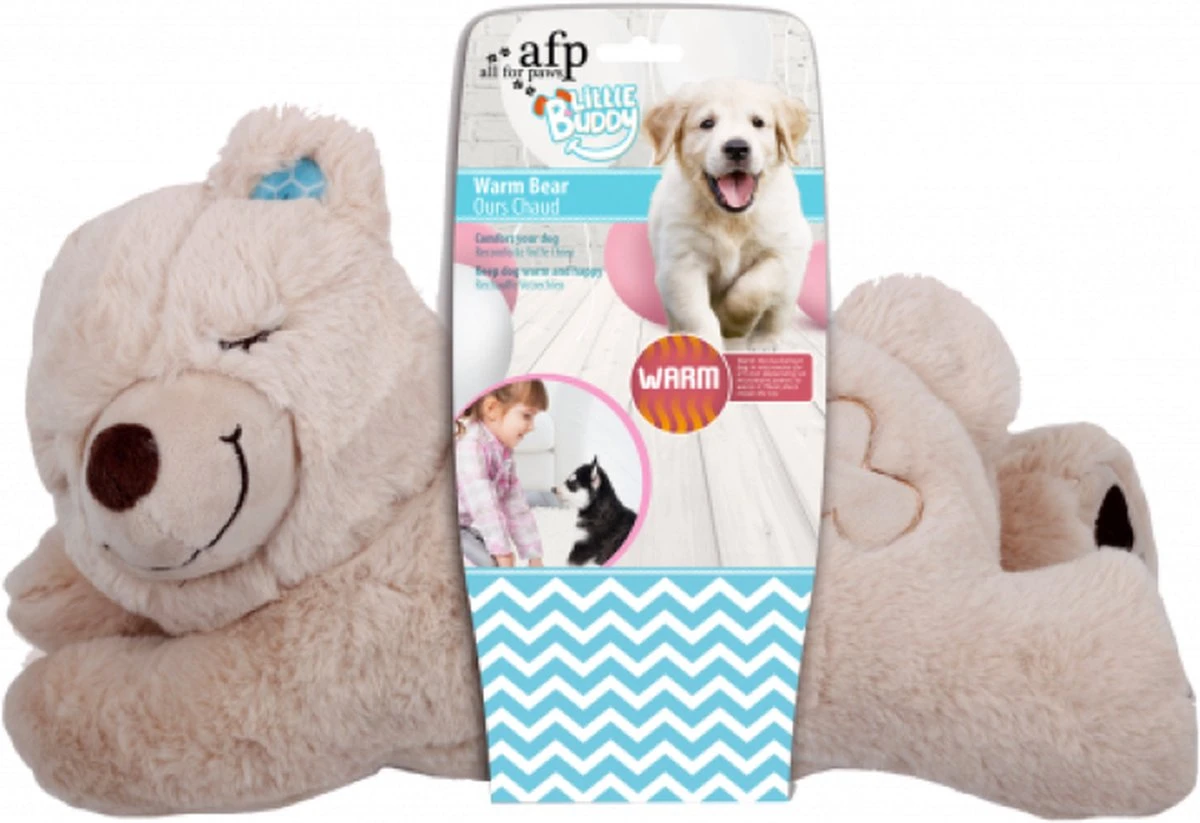 All For Paws PAFP Little Buddy Warm Bear – Tourmaline Steentjes - 36/18 Cm - 1 Stuk 3 All For Paws PAFP Little Buddy Warm Bear – Tourmaline Steentjes - 36/18 Cm - 1 Stuk