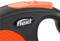 Flexi New Neon Tape - Hondenriem - Zwart/Oranje - M - 5 M - (<25 Kg) -Hondenbenodigdheden 1200x827 1