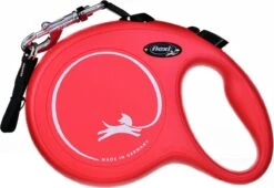 Flexi New Classic Tape - Hondenriem - Rood - L - 8 M - (<50 Kg) -Hondenbenodigdheden 1200x827