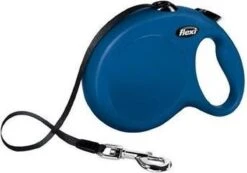 Flexi New Classic Tape - Hondenriem - Blauw - M - 5 M - (<25 Kg) -Hondenbenodigdheden 1200x839