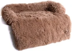Dogs&Co Zachte Fluffy Hondenmat Voor Bank Maat L Khaki 120x90cm - Hondenmand -Hondenbenodigdheden 1200x858 1