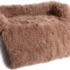 Dogs&Co Zachte Fluffy Hondenmat Voor Bank Maat S Khaki 75x75cm - HONDENMAND -Hondenbenodigdheden 1200x858