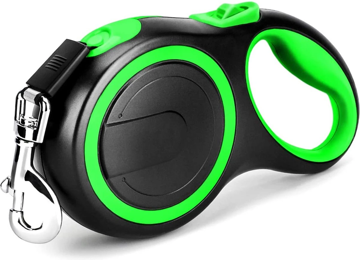 IGOODS - Hondenriem - Katten Riem - Uitlaatriem Voor Honden En Katten - Honden Riem- Rollijn - 5 Meter Lang 3 IGOODS - Hondenriem - Katten Riem - Uitlaatriem Voor Honden En Katten - Honden Riem- Rollijn - 5 Meter Lang