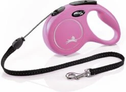 Flexi New Classic Koord - Hondenriem - Roze - XS - 3 M -Hondenbenodigdheden 1200x881 1