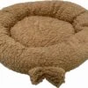 Pochon Pet - Donut - Bruin - Ronde Kattenmand - Rond Kattenkussen - Ronde Hondenmand - 50 X 50 X 12 Cm -Hondenbenodigdheden 1200x884 5