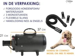 Forgoods Professionele Hondenfohn - Waterblazer Voor Honden - Hondenfohn Met 4 Opzetstukken - 2800W Verstelbaar Vermogen - Roze 18 Forgoods Professionele Hondenfohn - Waterblazer Voor Honden - Hondenfohn Met 4 Opzetstukken - 2800W Verstelbaar Vermogen - Roze -Hondenbenodigdheden 1200x890 1