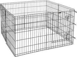 Topmast Puppyren Hond Opvouwbaar XL Zwart Gecoat Metaal. 76 Cm Hoog - 560 Cm Omtrek -Hondenbenodigdheden 1200x890 4