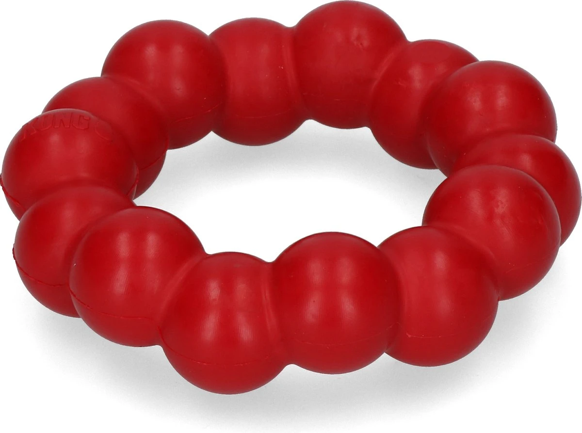 Kong Ring Rood 11x11x3 Cm - Medium/Large 4 Kong Ring Rood 11x11x3 Cm - Medium/Large - Afbeelding 2