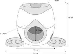 Flamingo - Hondenspeelgoed Wilson Interactive - Groen - 29.5 X 18 X 18 Cm -Hondenbenodigdheden 1200x894 1