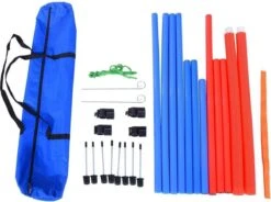 Merkloos Honden Agility Set - 23-delig - Agility Voor De Hond - Agility - Honden Parcours - Honden Training - Rood/Blauw -Hondenbenodigdheden 1200x895 4